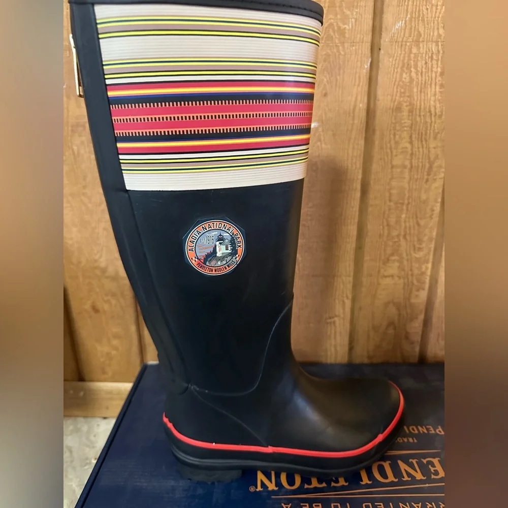 PENDLETON LIMITED EDITION ACADIA NATIONAL PARK TALL BOOT: BLACK: NIB: SZ 5
